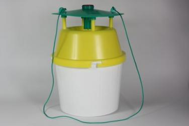 Trichterfalle für Schadmotten grün-gelb-weiß 