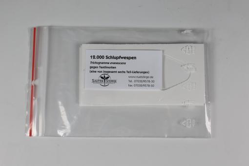 Trichogramma evan. g.Textilmotten 6 Lief. je 4 Kärtchen 