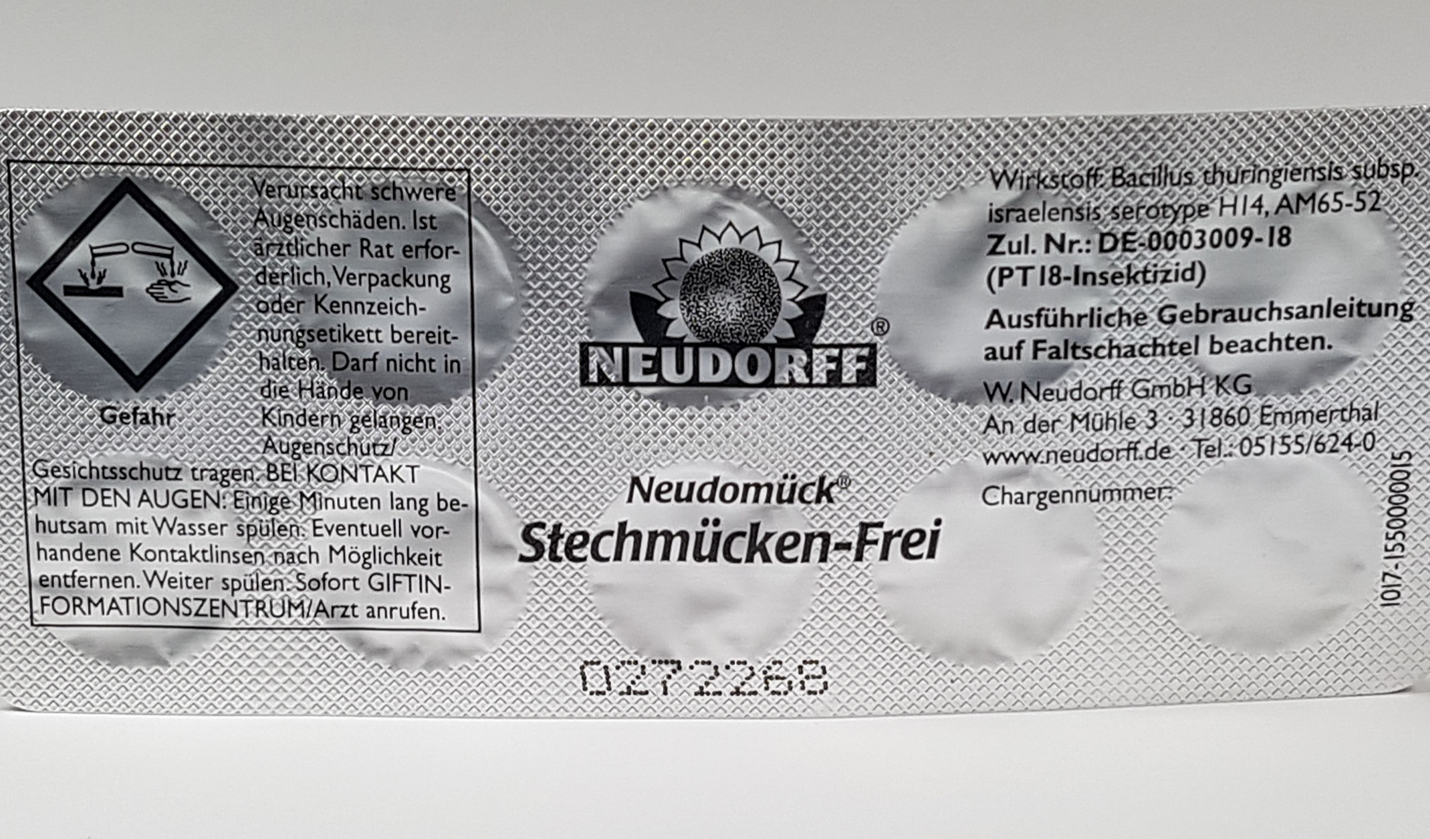 Neudomück® Stechmückenfrei  10 Tabletten/Packg. 